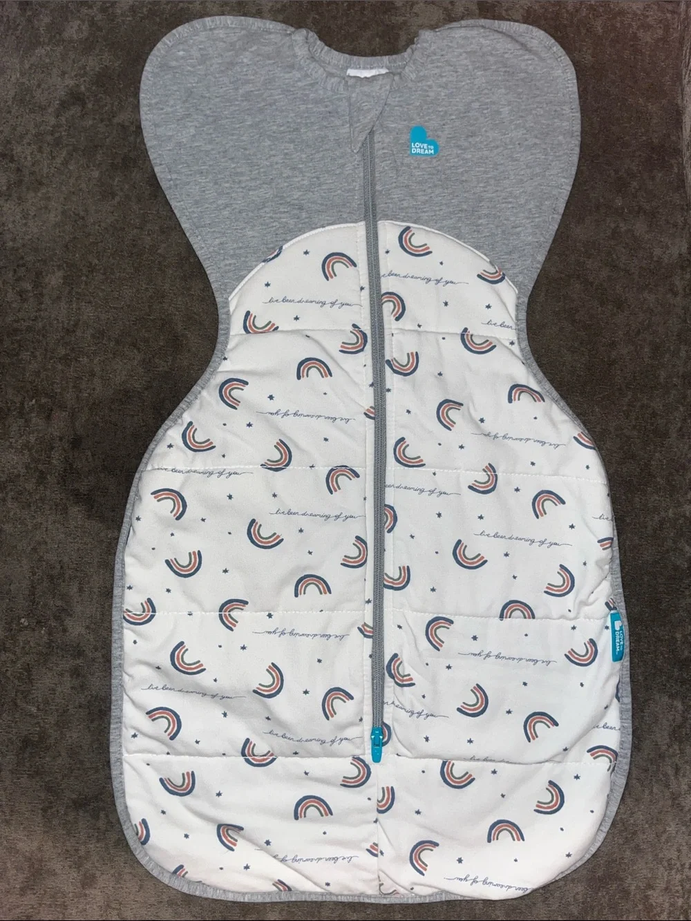 Love to Dream Swaddle UP Warm 2.5 TOG, Newborn rainbow